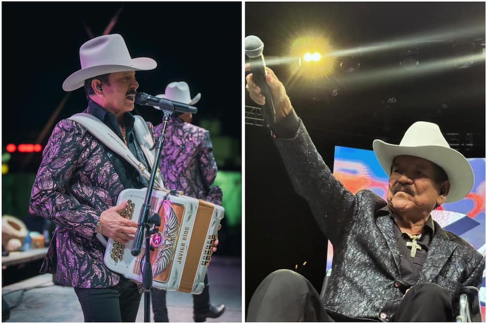 Los Invasores y Los Cardenales de Nuevo León en el teatro del pueblo de la Feria Pachuca 2024